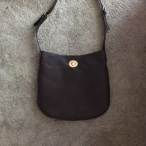Cross body brown leather purse. Super cute!